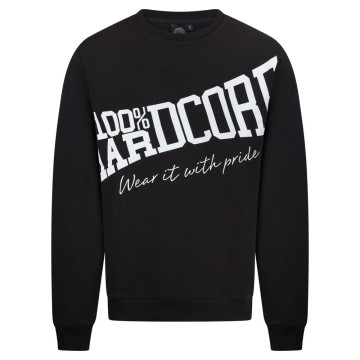 100% Hardcore Crewneck Tilted ESSENTIAL | Black