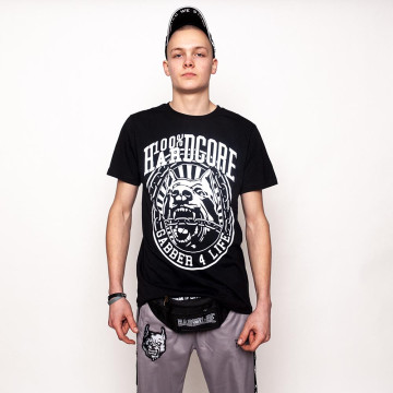 100% Hardcore T-shirt GABBER 4 LIFE | black