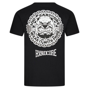 100% Hardcore T-shirt Bulldog | Black