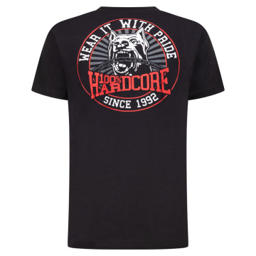 100% Hardcore T-shirt coach | black 