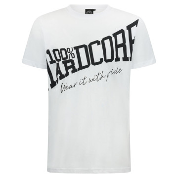 100% Hardcore T-shirt Tilted ESSENTIAL | White