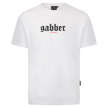 100% Hardcore gabber t-shirt | white