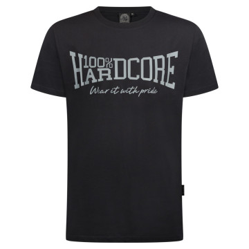 100% Hardcore T-shirt ESSENTIAL Reflective | Black