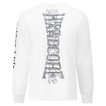 100% Hardcore Longsleeve GABBER 4 LIFE | White