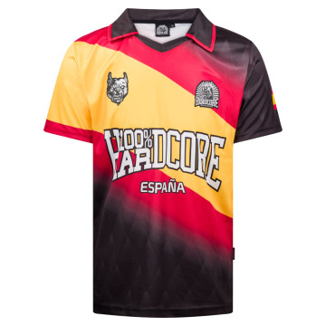 100% Hardcore Soccer shirt Spain | Black