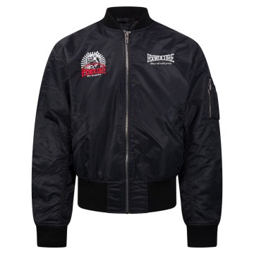 100% Hardcore Bomber jacket Dog-1 | black