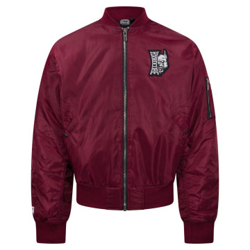 100% Hardcore Bomber Jacket Vertical | Red