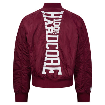 100% Hardcore Bomber Jacket Vertical | Red