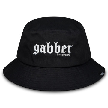 100% Hardcore Bucket Hat GABBER | Black
