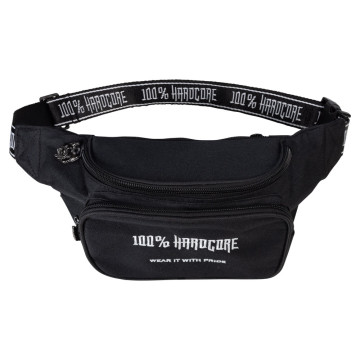 100% HARDCORE Hip bag Established | black  