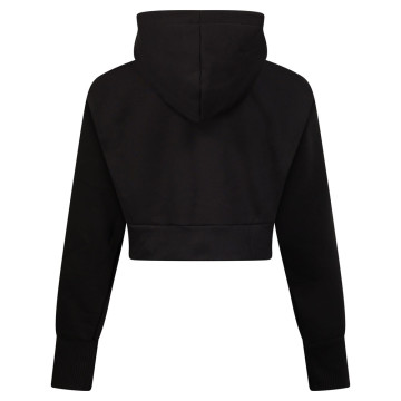 100% Hardcore Cropped Hoodie Pride | Black