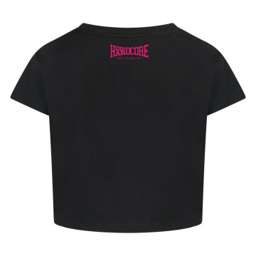 100% Hardcore Croptop ESSENTIAL pink | Black