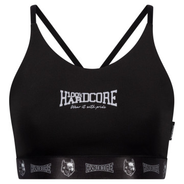 100% Hardcore taping sporttop | black
