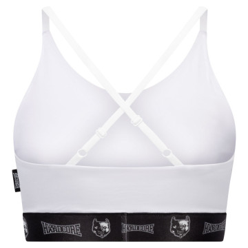 100% Hardcore taping sporttop | white