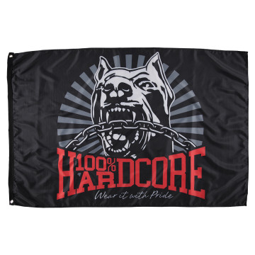 100% Hardcore flag *DOG-1*