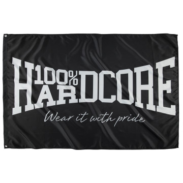 100% Hardcore flag WEAR IT WITH PRIDE