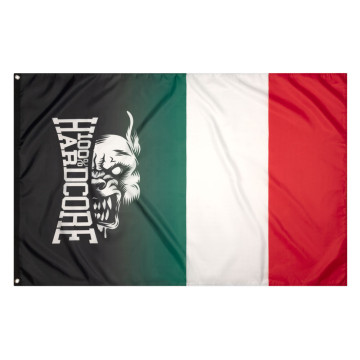 100% Hardcore flag RAGE | Italy