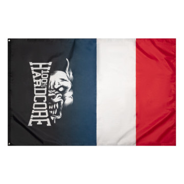 100% Hardcore flag RAGE | France