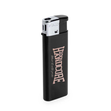100% Hardcore lighter ESSENTIAL with pink logo | Black