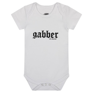 100% Hardcore gabber romper | white