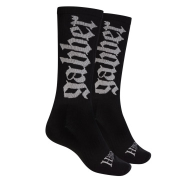 100% Hardcore Socks GABBER | Black and White