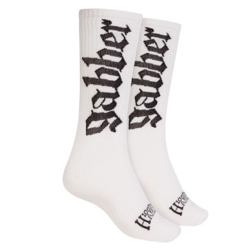 100% Hardcore Socks GABBER | White-Black