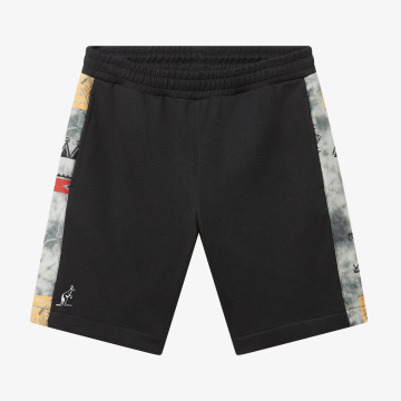 Australian Archive Shorts with Paisley Grey piping | Black