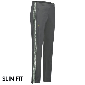 Australian slim fit pants with 2 zippers and silver stripe 3.0 | anthracite