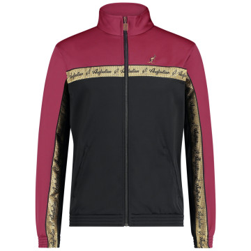 Australian Duo Jacket Gold Chest Piping 3.0 | Black - Anemone