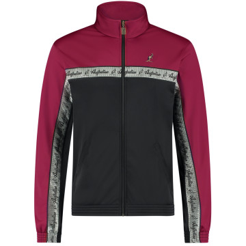 Australian Duo Jacket with silver chest stripe 3.0 | Black - Anemone