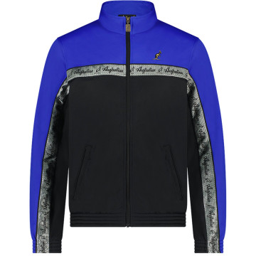 Australian duo jacket with silver chest piping 3.0 | black - Ita blue