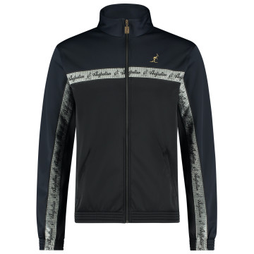 Australian Duo Jacket Silver Chest Piping 3.0 | Black - Navy