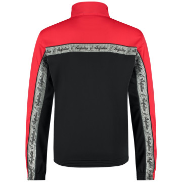 Australian Duo Jacket Silver Chest Trim 3.0 | Black - Red