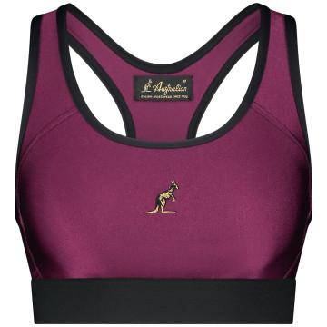 Australian women's glossy sport top | anemone