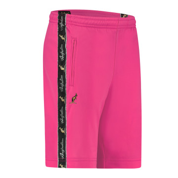 Australian two-zip bermuda with black piping 2.0 | pink