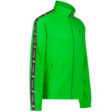 Australian slim fit jacket black piping 2.0 | Kawasaki green 