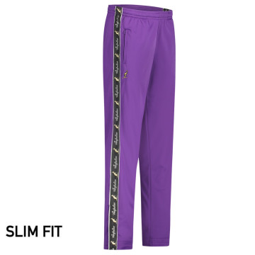 Australian pants slim fit with 2 zippers and black piping 3.0 | Purple