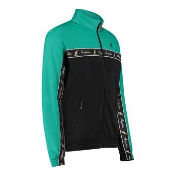 Australian duo jacket black breasted 2.0 | black - turquoise