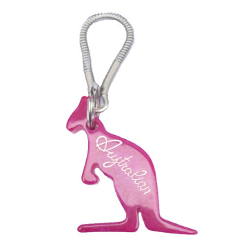 Australian key ring | marble effect ☓ pink