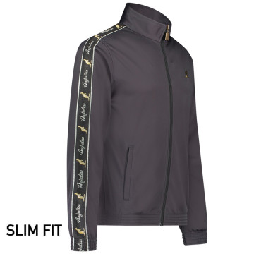 Australian slim fit jacket black piping 2.0 | anthracite 