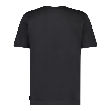 Australian T-shirt with silver logo | black