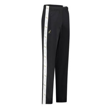 Australian pants slim fit with 2 zippers and white piping 3.0 | black