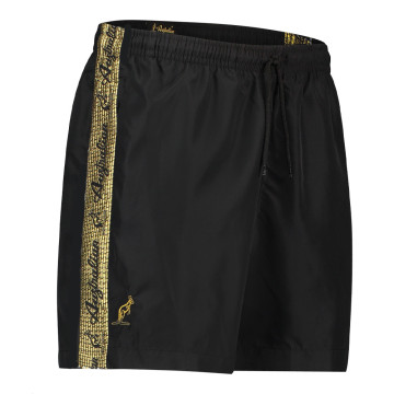 Australian swim trunks with gold trim 2.0 | black