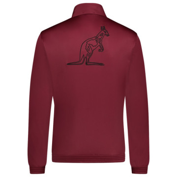 Australian slim fit jacket black piping + big logo 3.0 | bordeaux