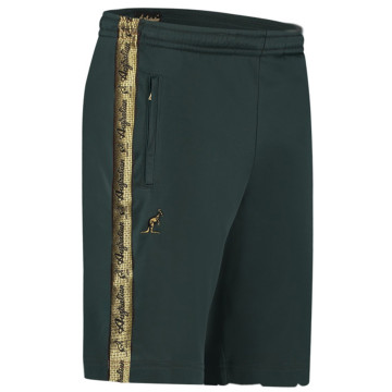 Australian bermuda with gold piping 3.0 | woods green