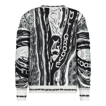 Carlo Colucci X Multigroove Cable Sweater 