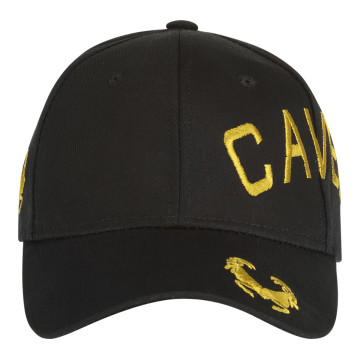 Cavello cap crossover embroidery logo gold | black