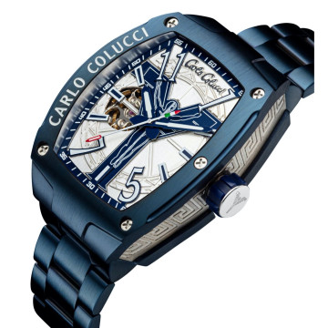 Carlo Colucci watch stainless steel with folding clasp | CC101-2
