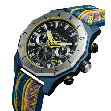 Carlo Colucci watch stainless steel with silicone strap | CC201-2