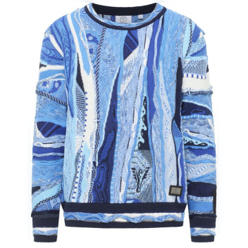 Carlo Colucci cable knit sweater deluxe C12506.151